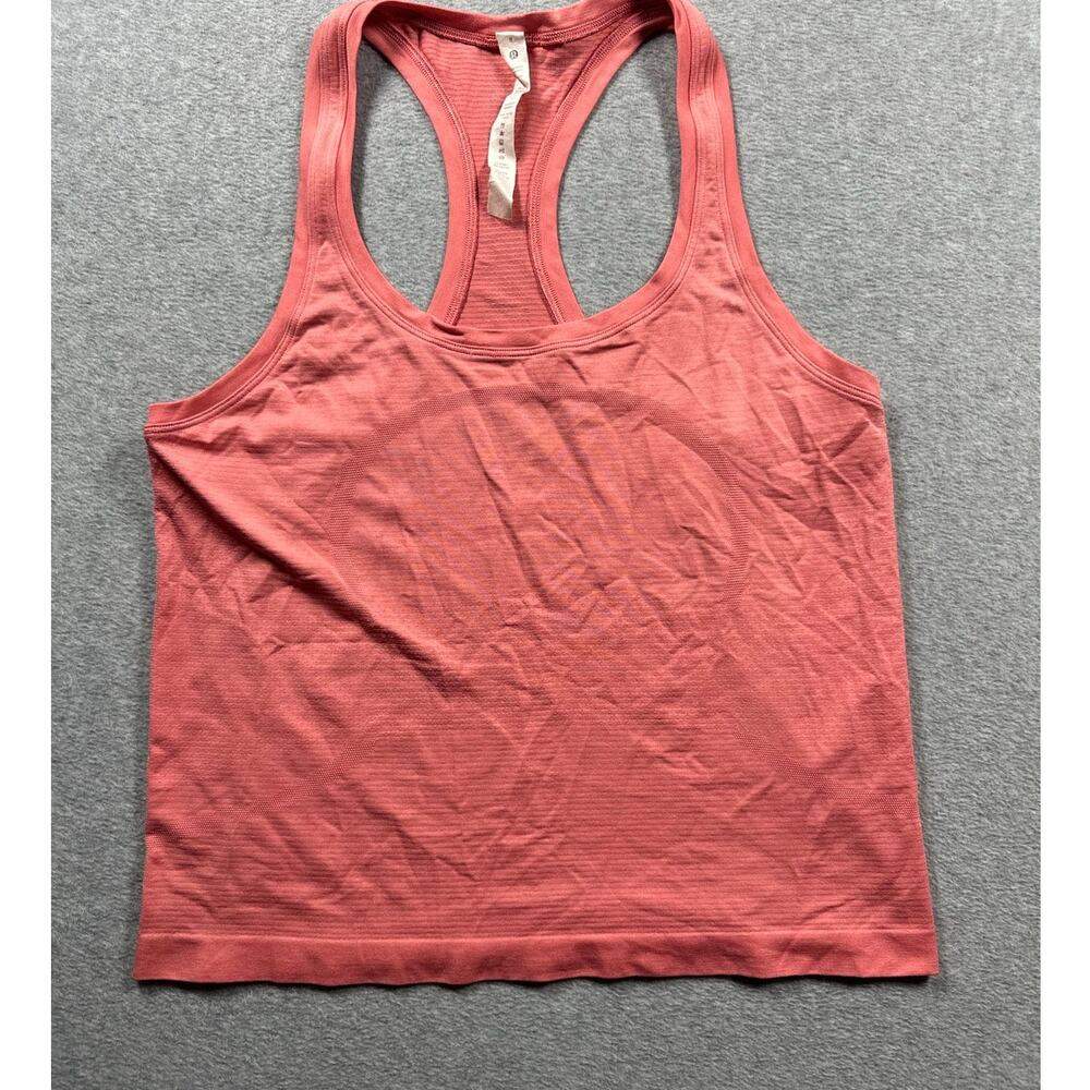Lululemon Swiftly Tech Racerback Tank Top Women's Size 8 Pink Gym Activewear